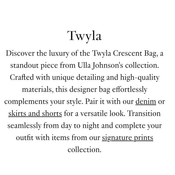 Ulla Johnson Twyla Crescent bag Cigar color - Picture 3 of 13